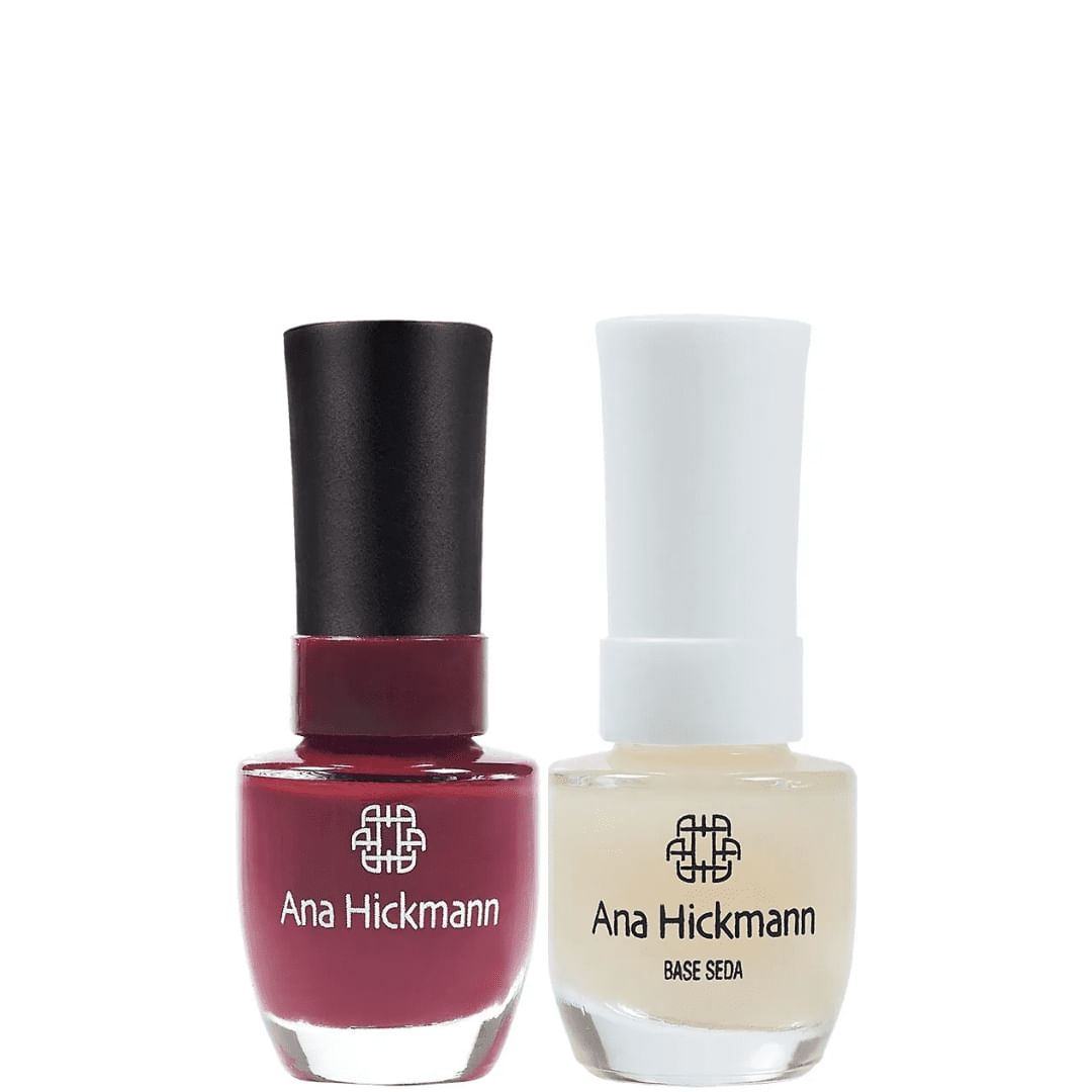 Ana Hickmann - kit de Esmalte Cor Deixo Me Levar + Base Seda