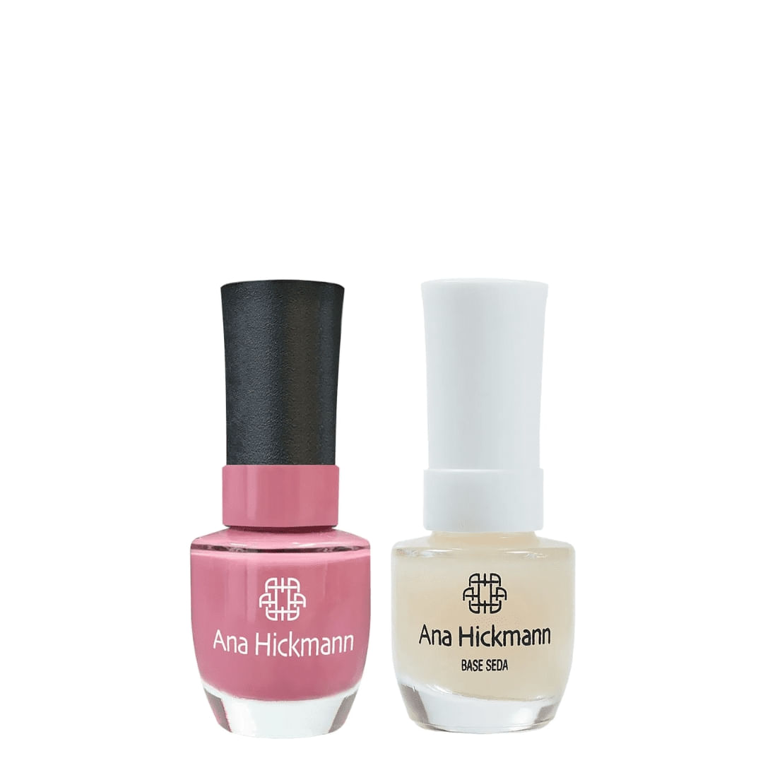 Ana Hickmann - kit de Esmalte Cor Casaco de Tricô + Base Seda