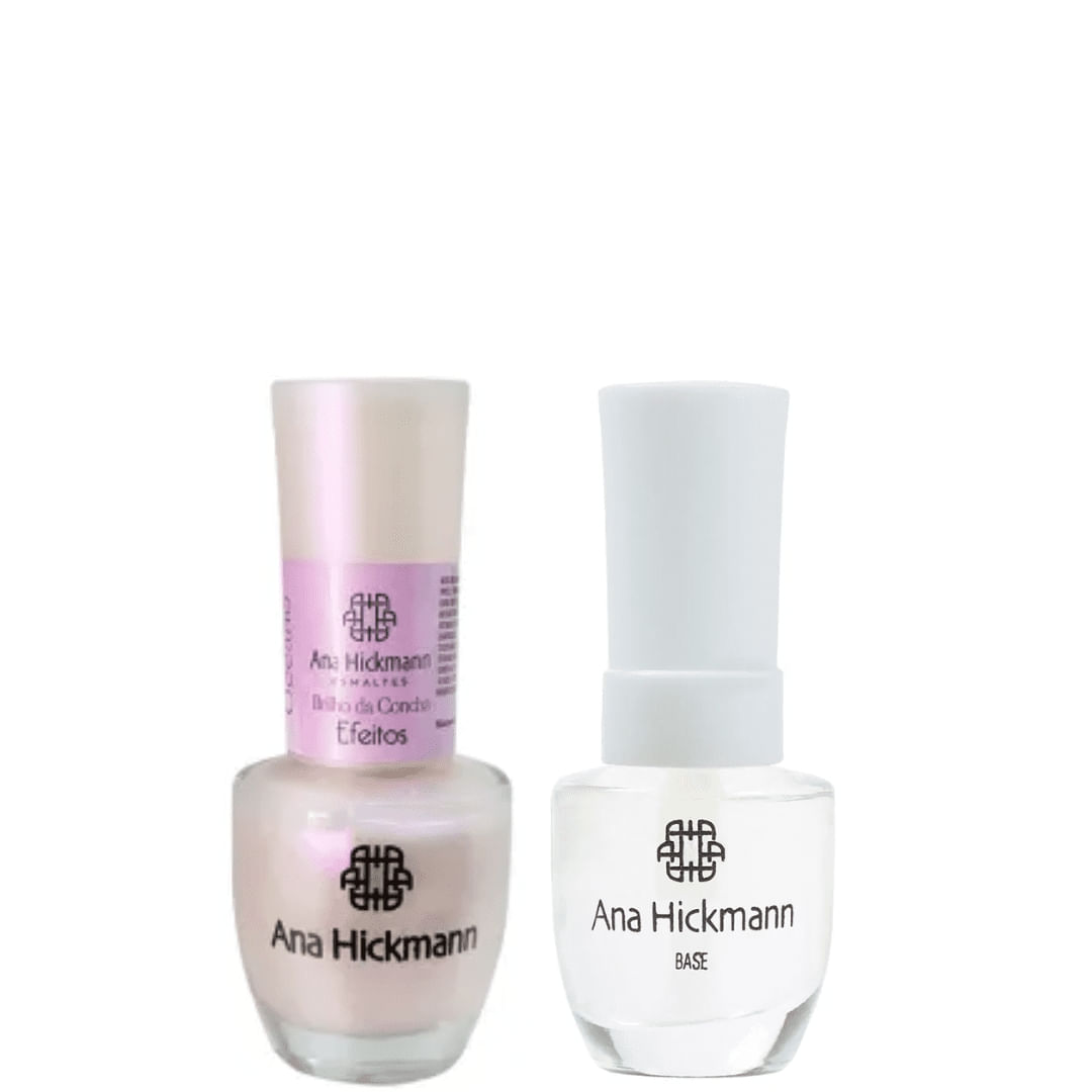Ana Hickmann - kit de Esmalte Cor Brilho da Concha + Base