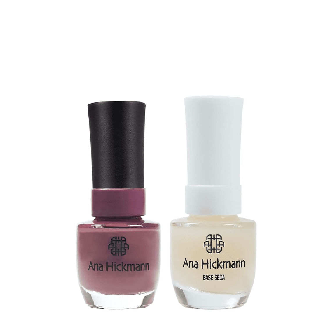 Ana Hickmann - kit de Esmalte Cor Dona de Tudo + Base Seda
