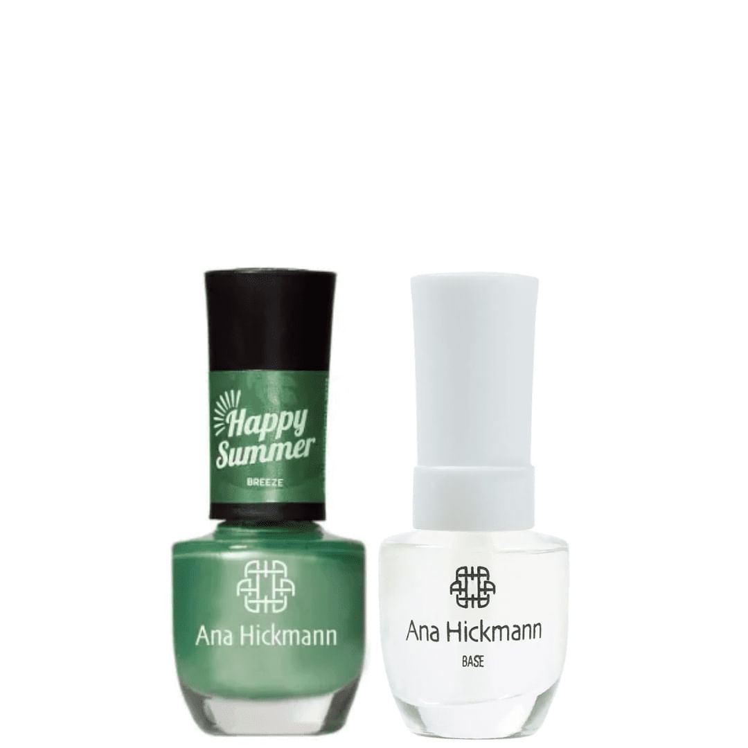 Ana Hickmann - kit de Esmalte Cor Breeze + Base