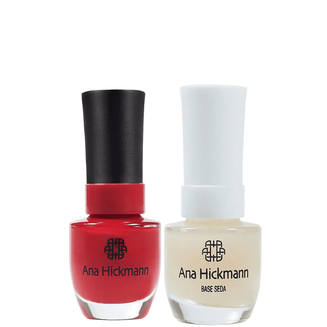Ana Hickmann - kit de Esmalte Cor Vim Pra Causar + Base Seda