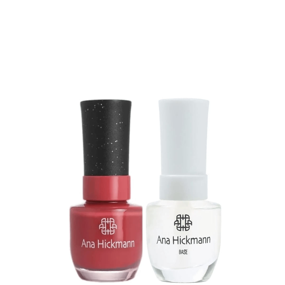 Ana Hickmann - kit de Esmalte Cor Ana + Base