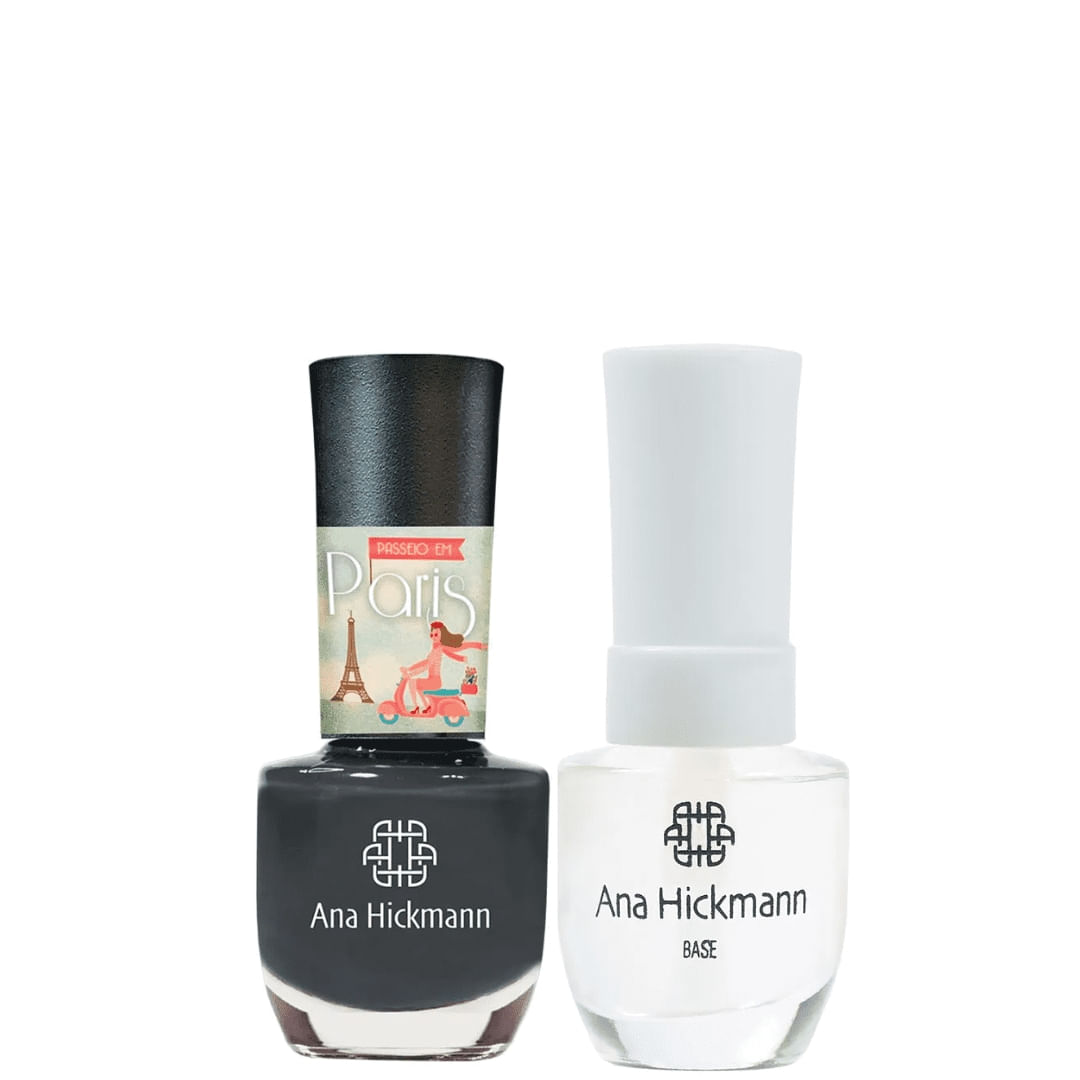 Ana Hickmann - kit de Esmalte Cor Eiffel + Base