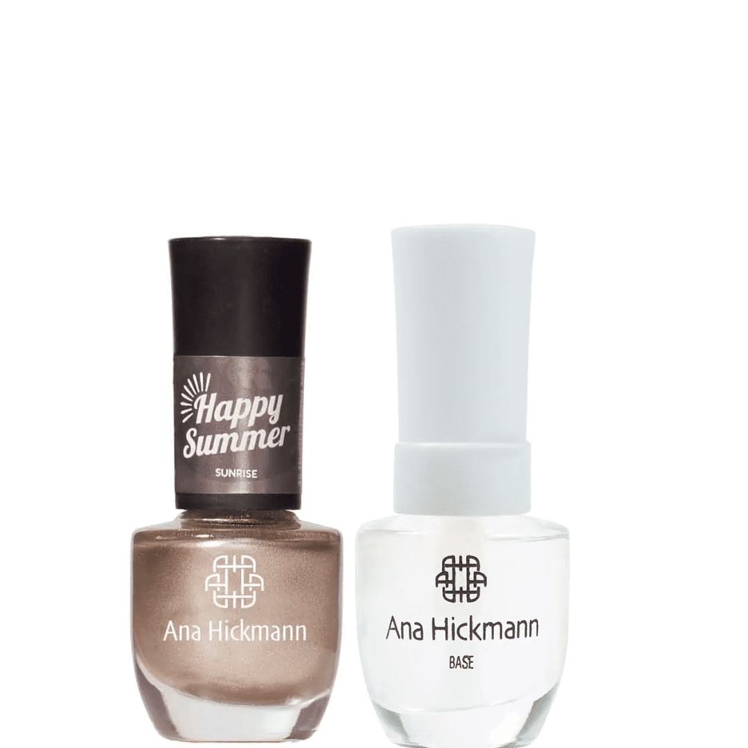 Ana Hickmann - kit de Esmalte Cor Sunrise + Base