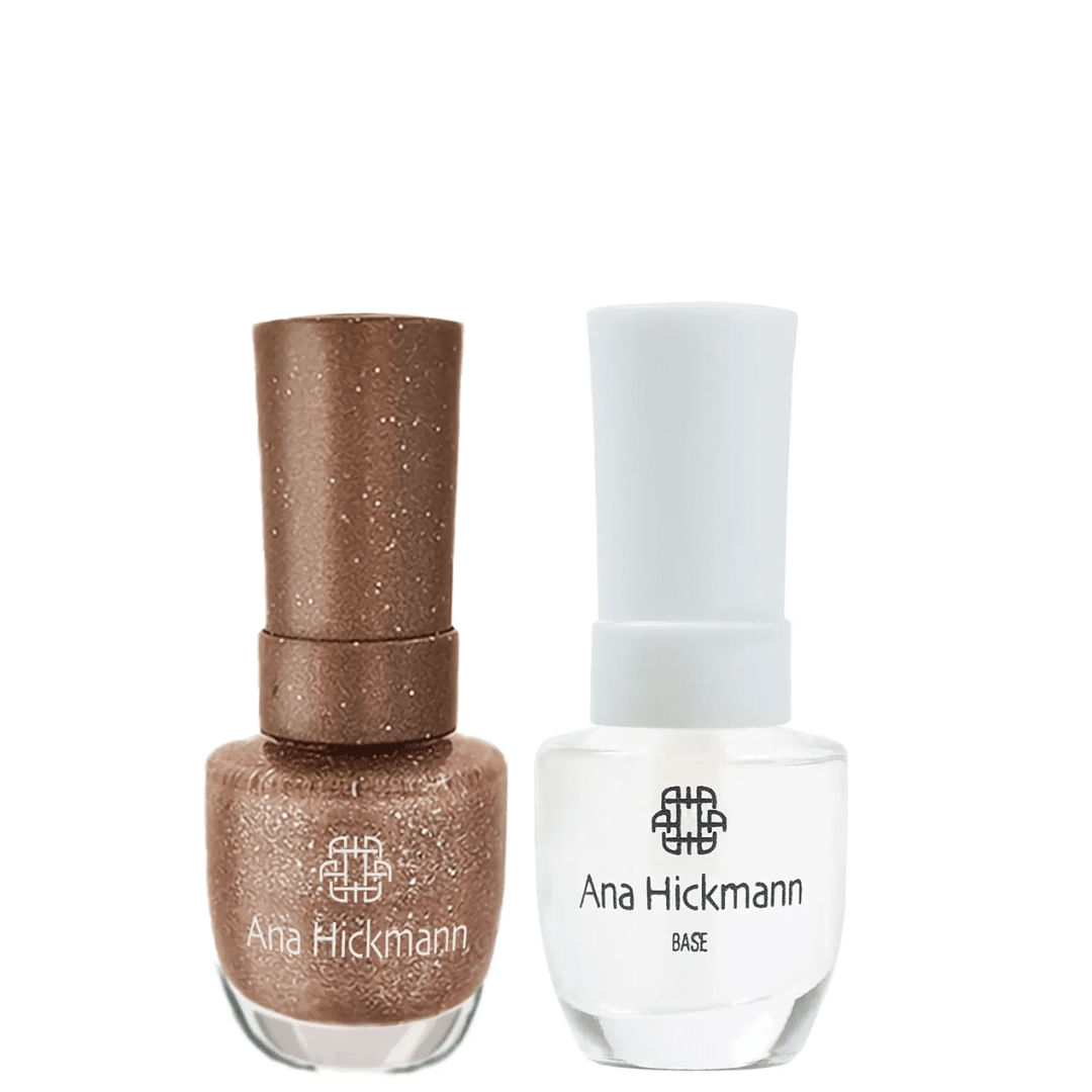 Ana Hickmann - kit de Esmalte Cor Sun-Drop + Base