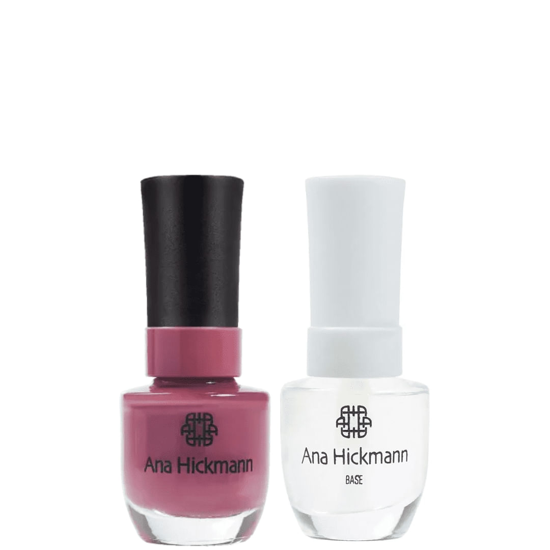Ana Hickmann - kit de Esmalte Cor Blush + Base