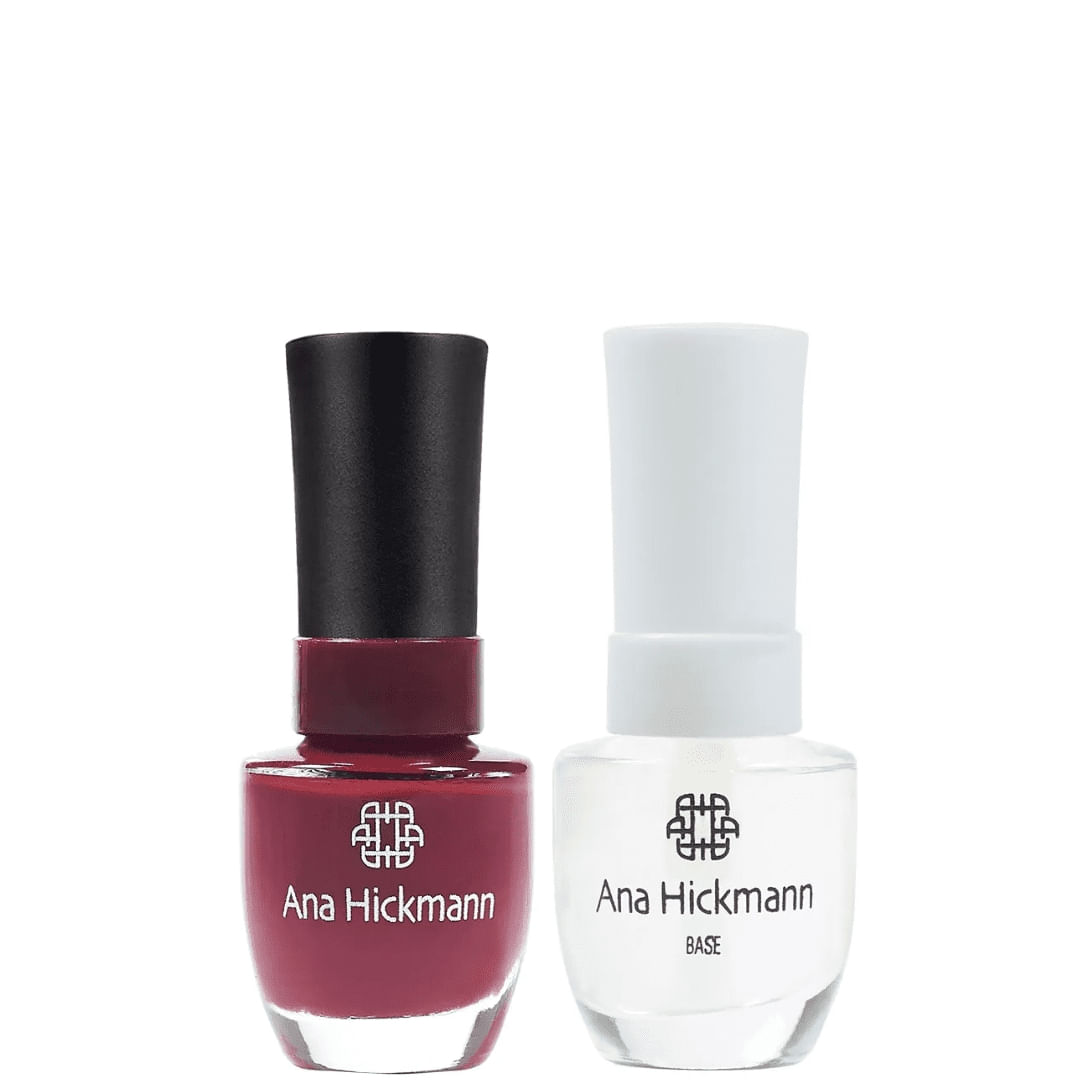 Ana Hickmann - kit de Esmalte Cor Deixo Me Levar + Base