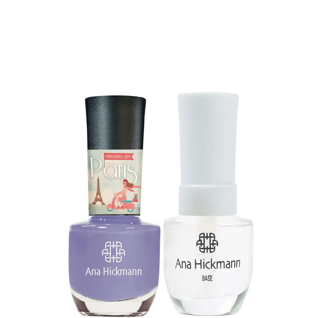 Ana Hickmann - kit de Esmalte Cor Provence + Base