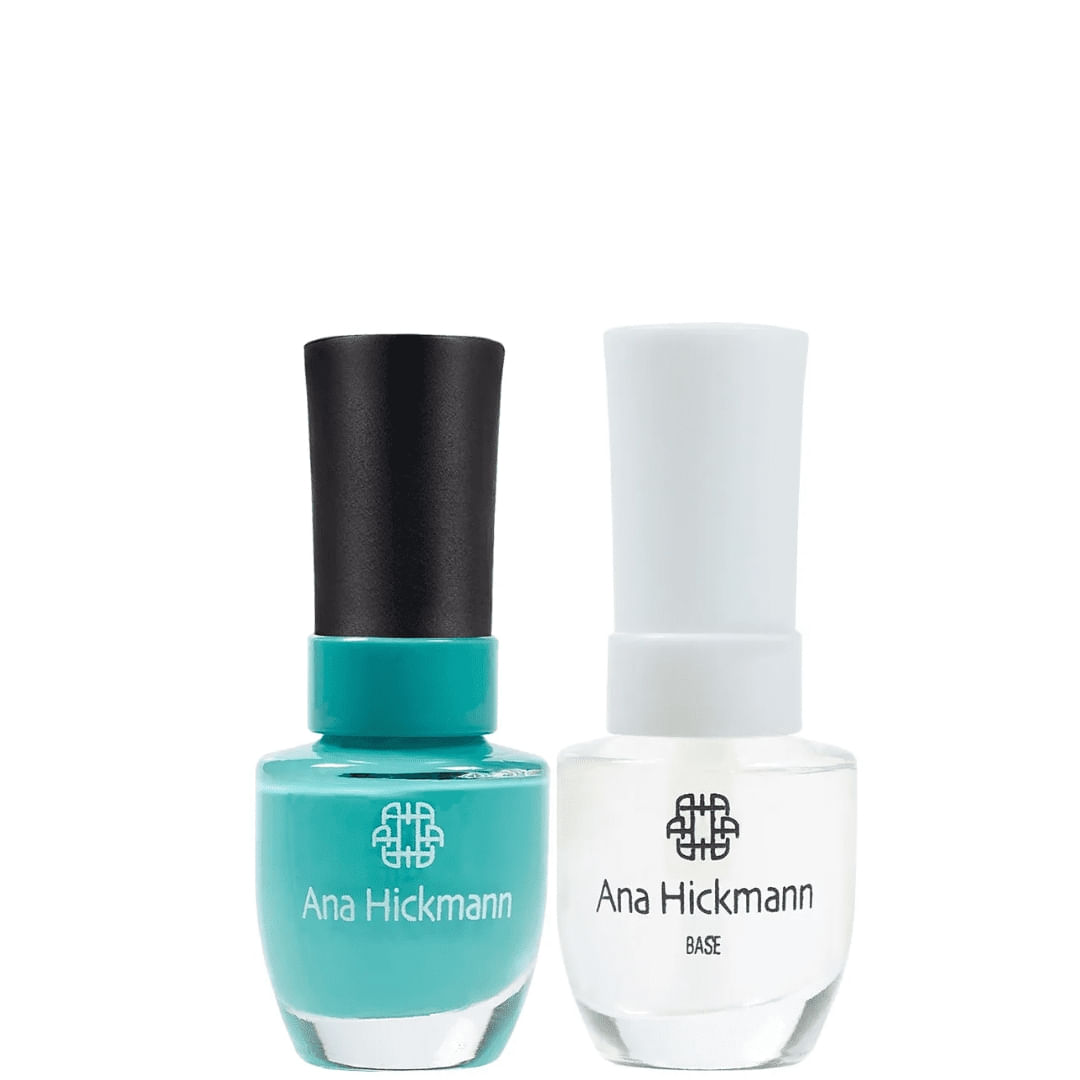 Ana Hickmann - kit de Esmalte Cor Curaçao + Base