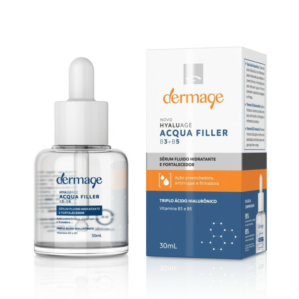 Sérum Hidratante Dermage Hyaluage Acqua Filler B3+B5 30ml