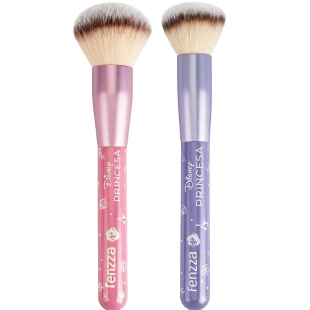 Kit Fenzza Disney Princesas: Pincel Para Blush e Pó