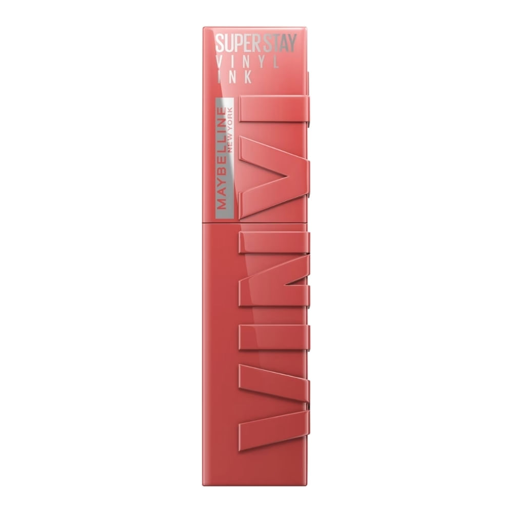 Batom Líquido Maybelline NY SuperStay Vinyl Ink Peachy 4,2ml