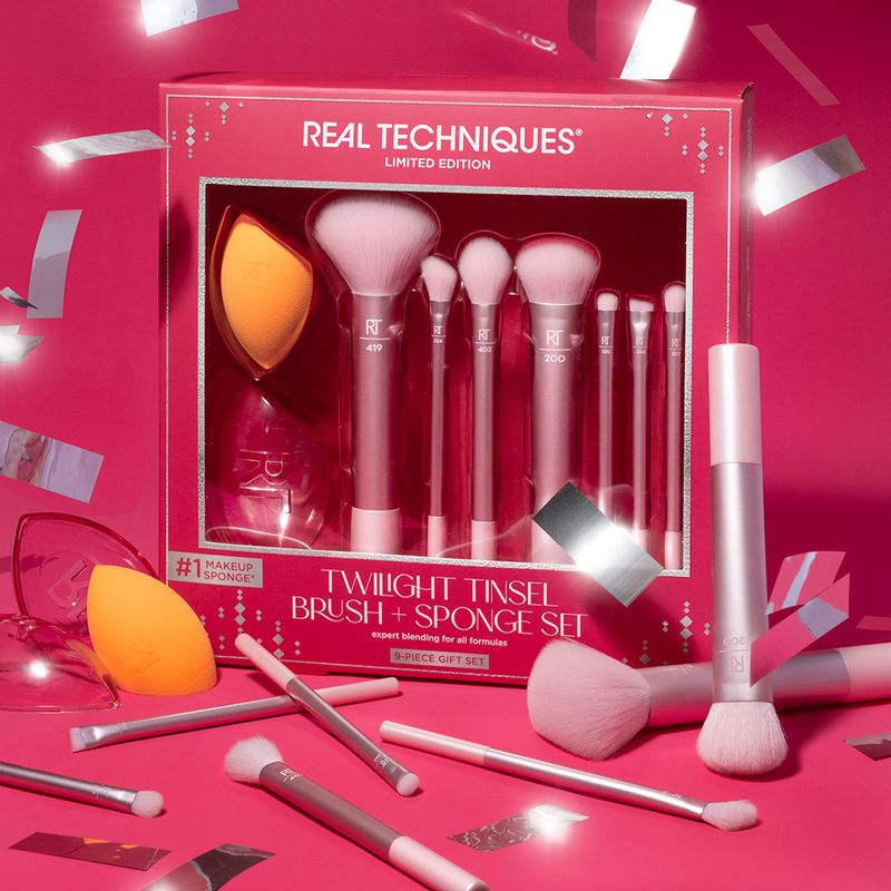 エルツティン　スプリングコフレ　4点セット Kit de Pincéis Real Techniques Twilight Tinsel - 9 Itens - Época
