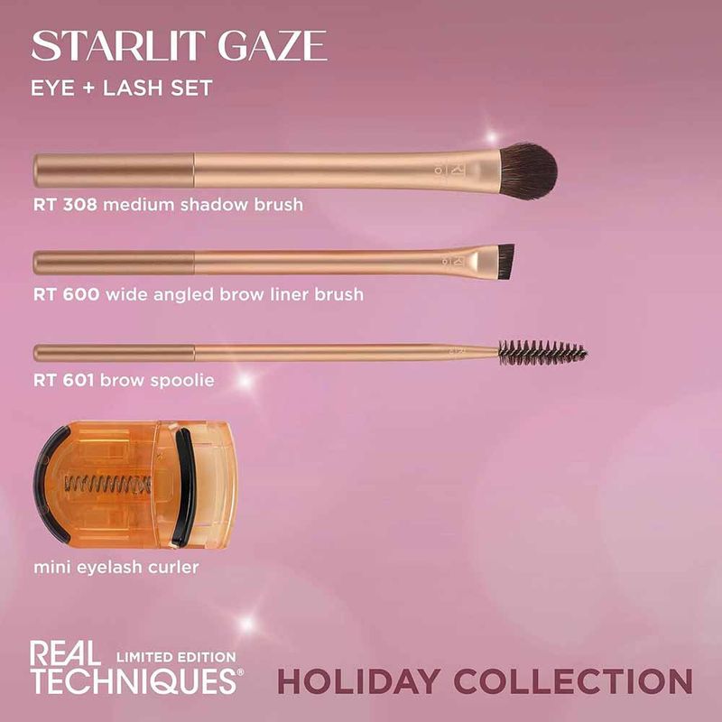Kit Pincéis Real Techniques Starlit Gaze Edição Limitada - Época