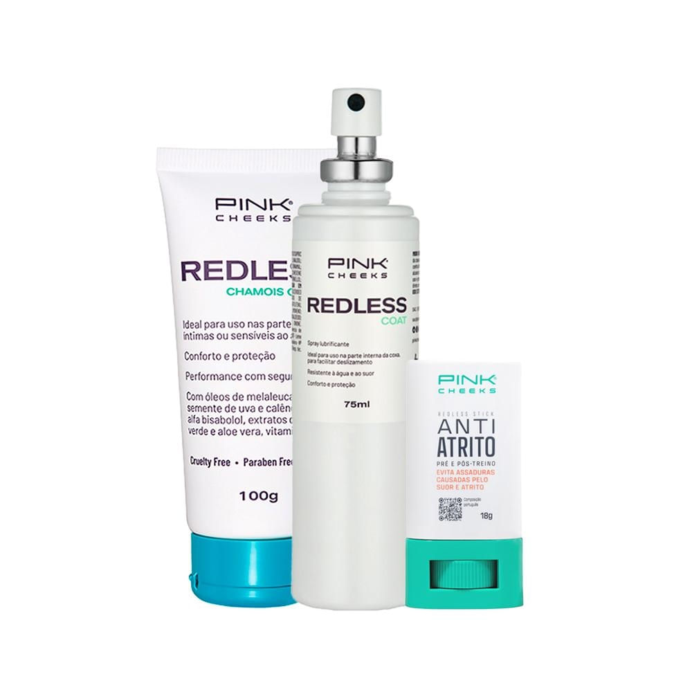 Kit Pink Cheeks Redless Antiatrito Cream 100g+1 Produto
