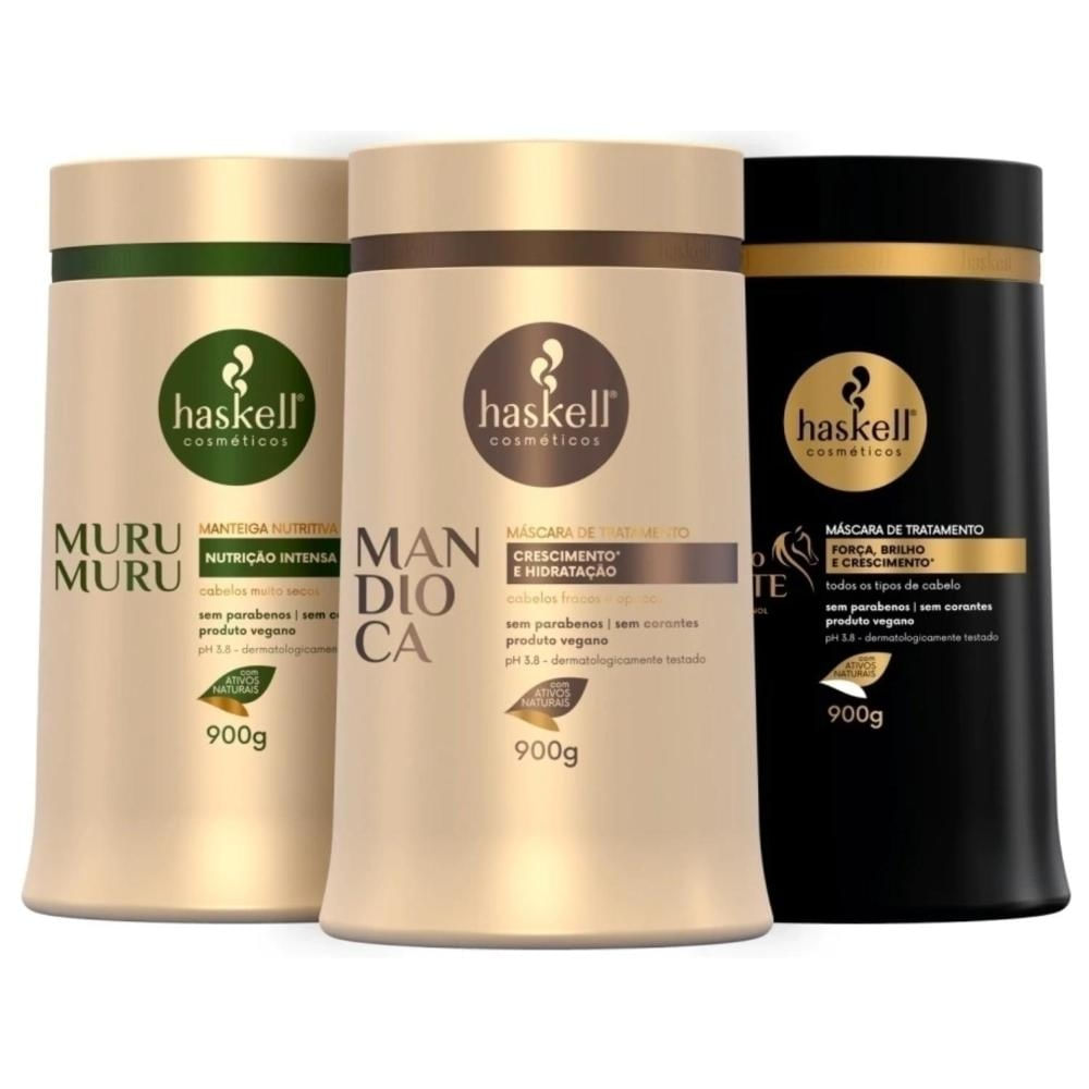 Cronograma Haskell Cavalo Forte Mandioca Murumuru 900g
