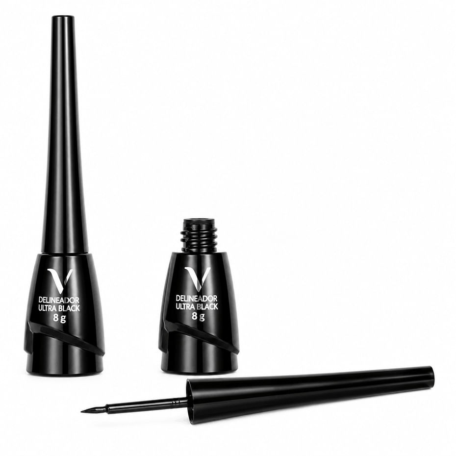 Vivai Super Black Delineador Líquido Líquido Preto Fosco