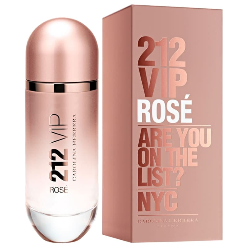 212 VIP Rosé Carolina Herrera Perfume Feminino Eau de Parfum 125ml