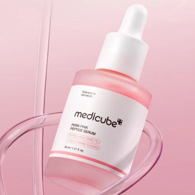 Modo de uso do Medicube PDRN Pink Peptide Serum