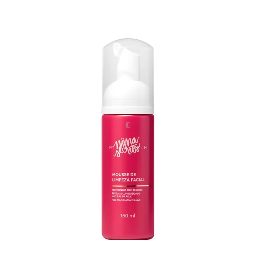 Eudora Niina Secrets Skin Mousse De Limpeza Facial 150Ml