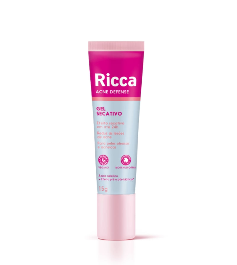 Ricca - Acne Defense - Gel Secativo de Acne 15g