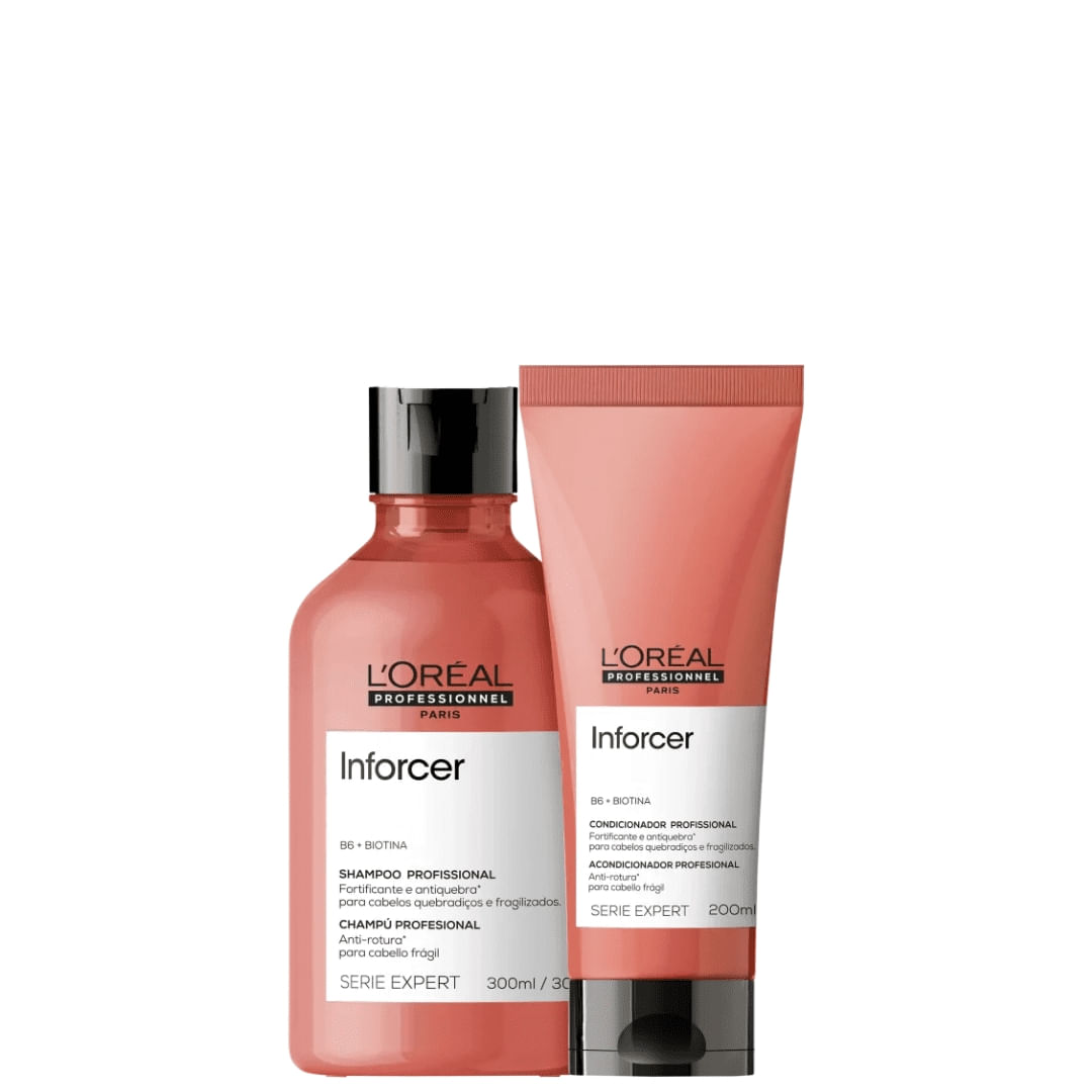 Kit L'Oréal Inforcer Sh 300ml+Cond 200ml (2 Produtos)
