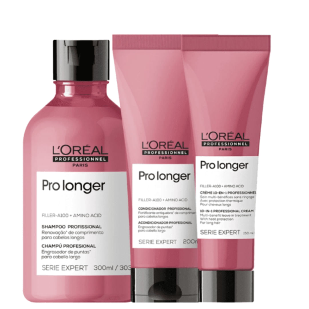 Kit L'Oréal  Pro Longer Trio (3 Produtos)