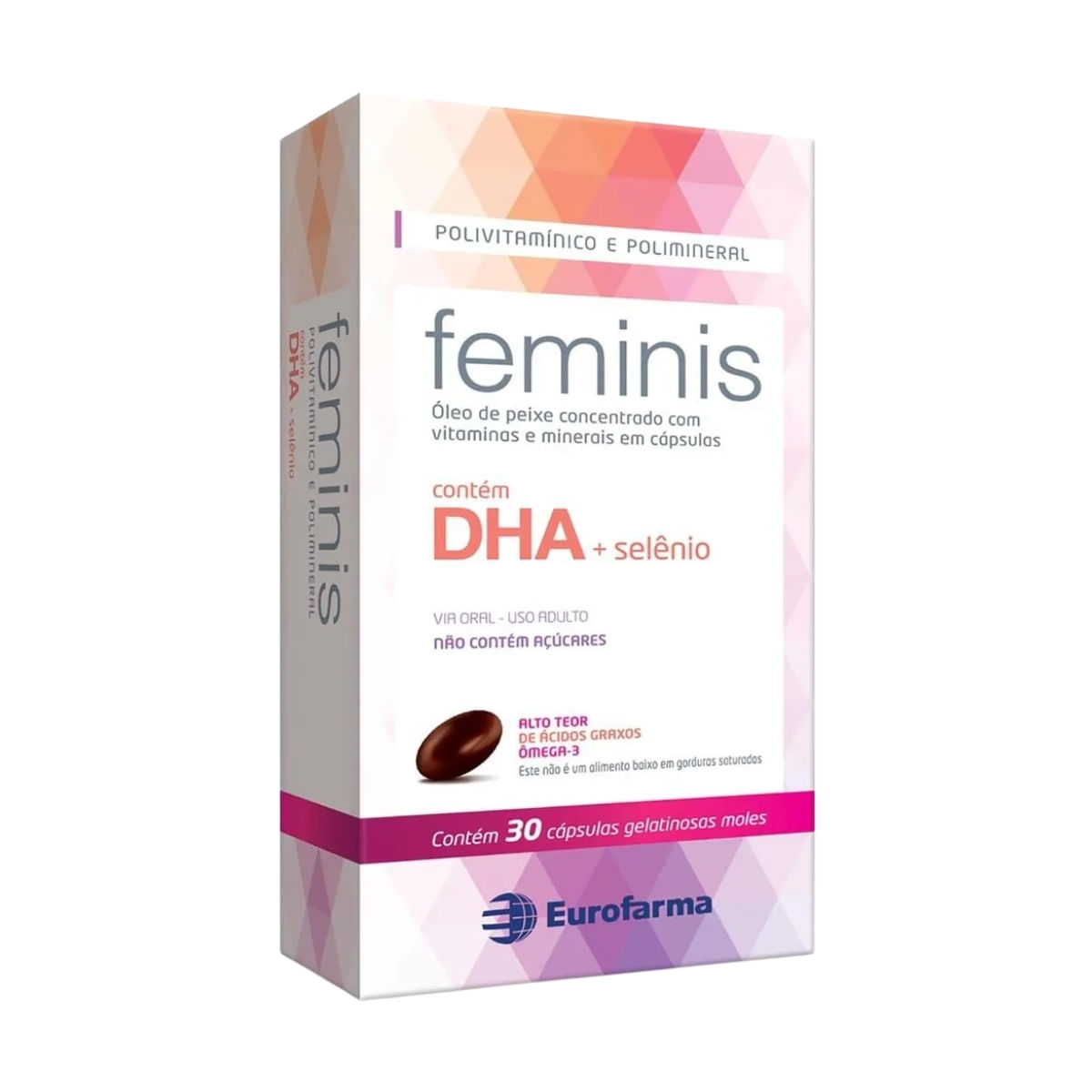 Feminis Suplemento Alimentar Com 30 Cápsulas