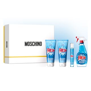 Moschino Fresh Couture Kit - Eau de Toilette + Gel de Banho + Loção Corporal + Travel Size Menor preço em Moschino Fresh Couture Kit - Eau de Toilette + Gel de Banho + Loção Corporal + Travel Size