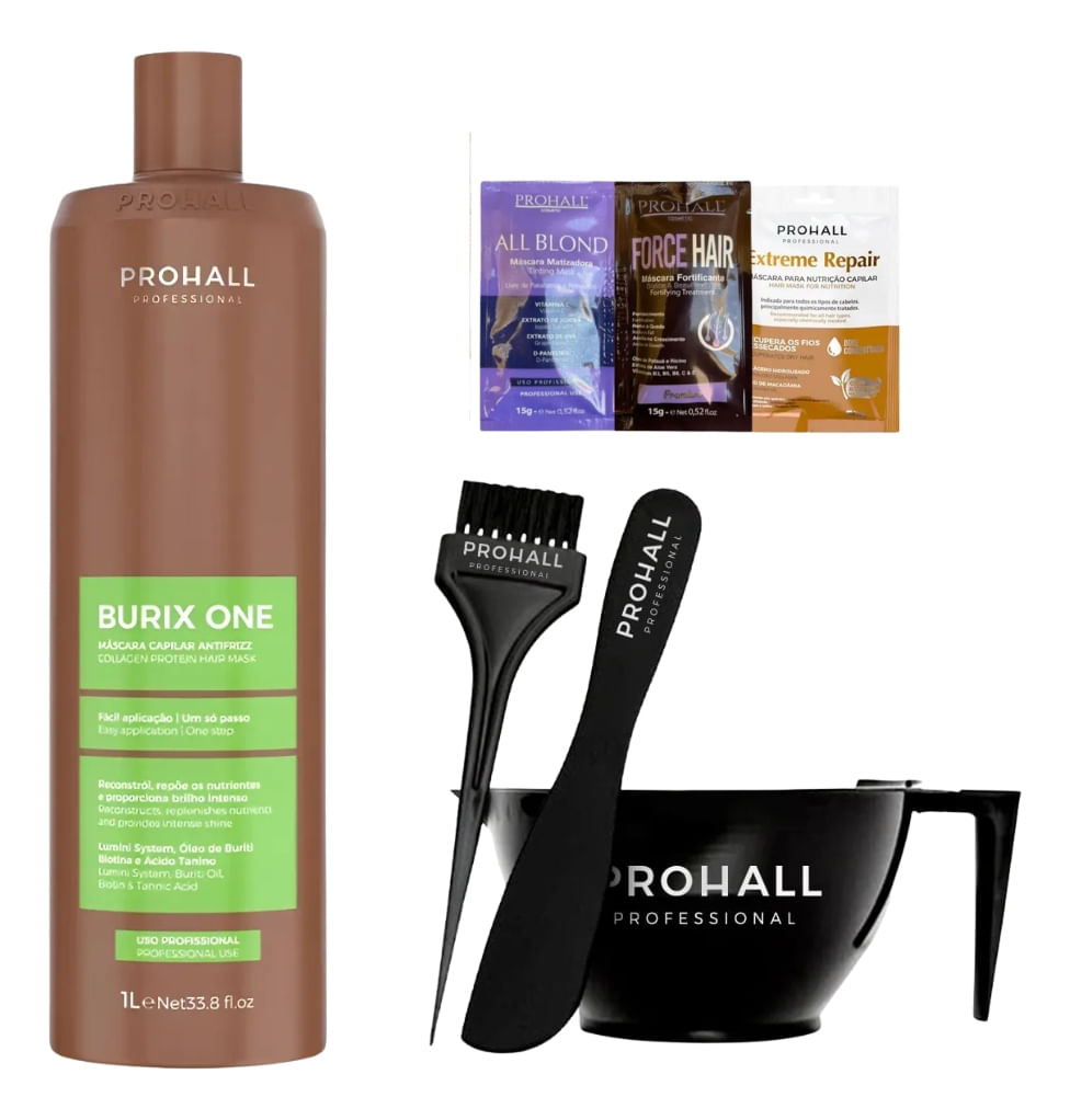 Realinhamento Capilar Progressiva Burix One Prohall 1000ml