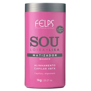 Felps Xbtx Sou Loira Lisa - Tratamento Matizador - 1kg Menor preço em Felps Xbtx Sou Loira Lisa - Tratamento Matizador - 1kg