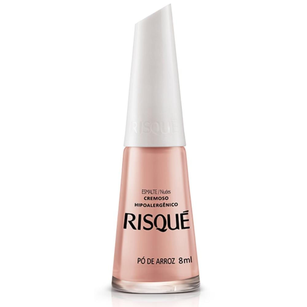 Esmalte Cremoso Risqué Pó De Arroz 8ml
