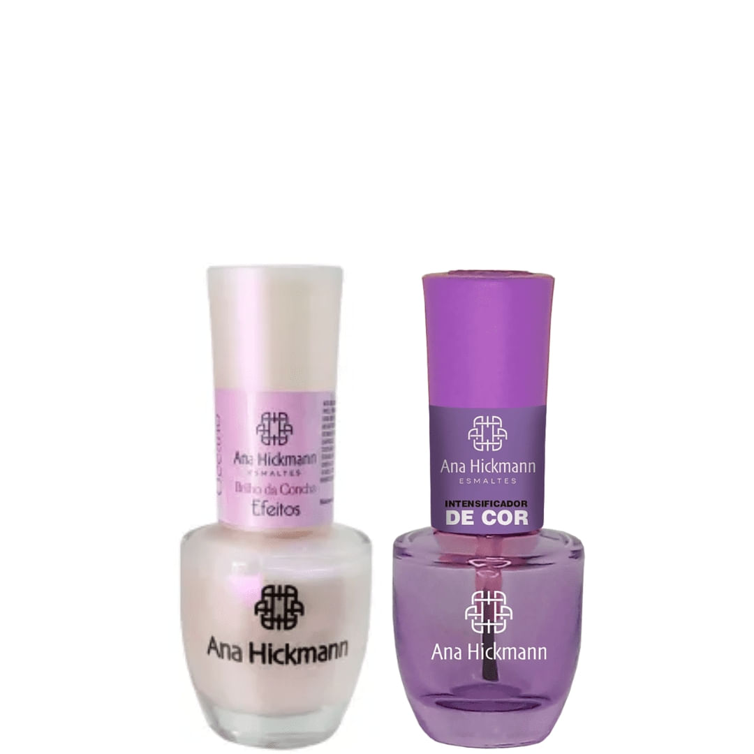 Ana Hickmann - kit de Esmalte Cor Brilho da Concha + Intensificador da Cor