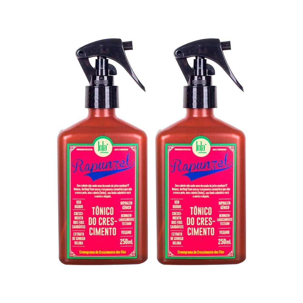 Kit Lola  Rapunzel - Tônico Capilar  250Ml - 2 Unidades