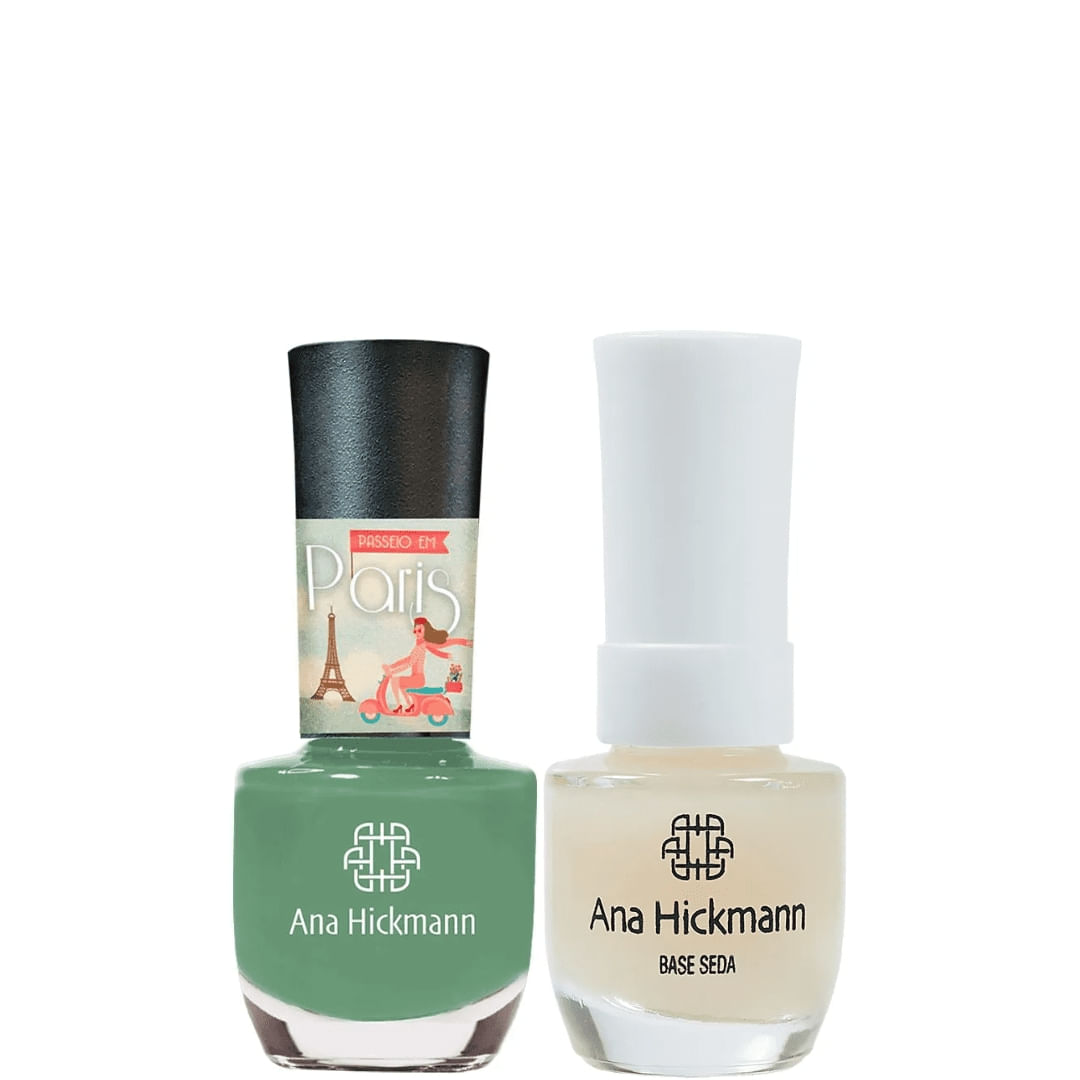 Ana Hickmann - kit de Esmalte Cor Triunfo + Base Seda