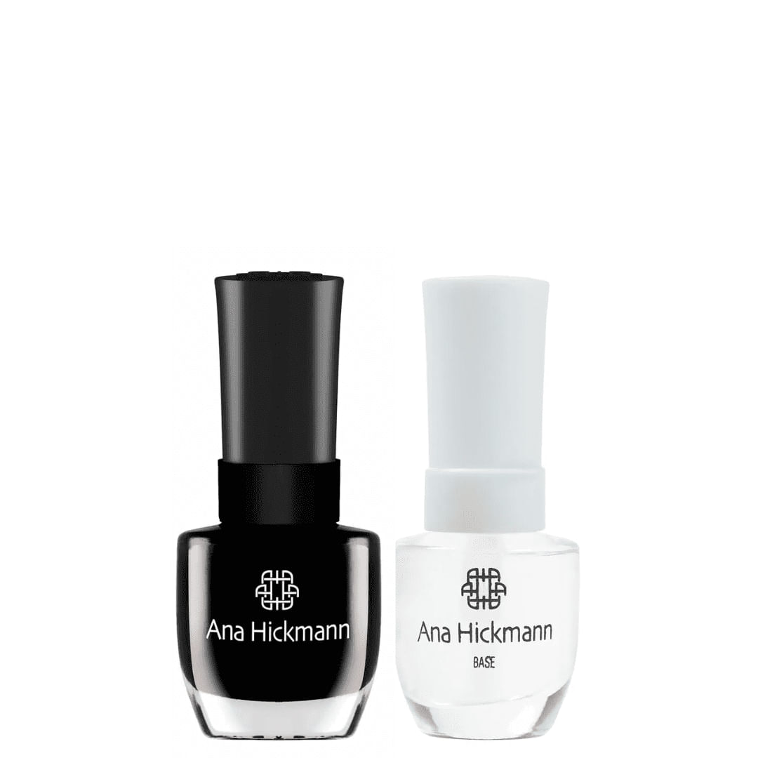 Ana Hickmann - kit de Esmalte - Dragão Negro + Base