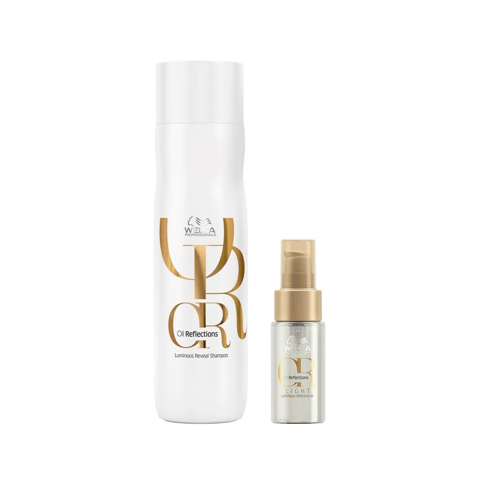 Kit Wella Oil Reflections - Shampoo e Óleo Light