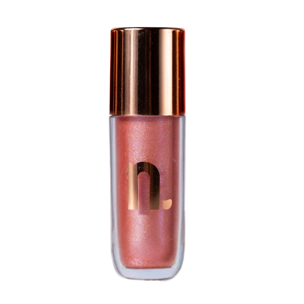 Gloss Labial Instant Glow Nina Makeup Cor Turmalina Brilho Intenso 4Ml