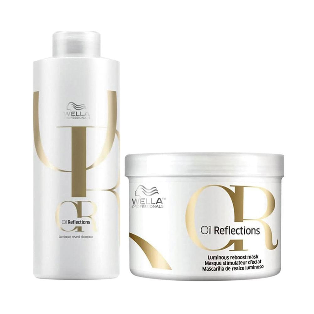 Kit Wella Oil Reflections Profissional - Shampoo e Máscara