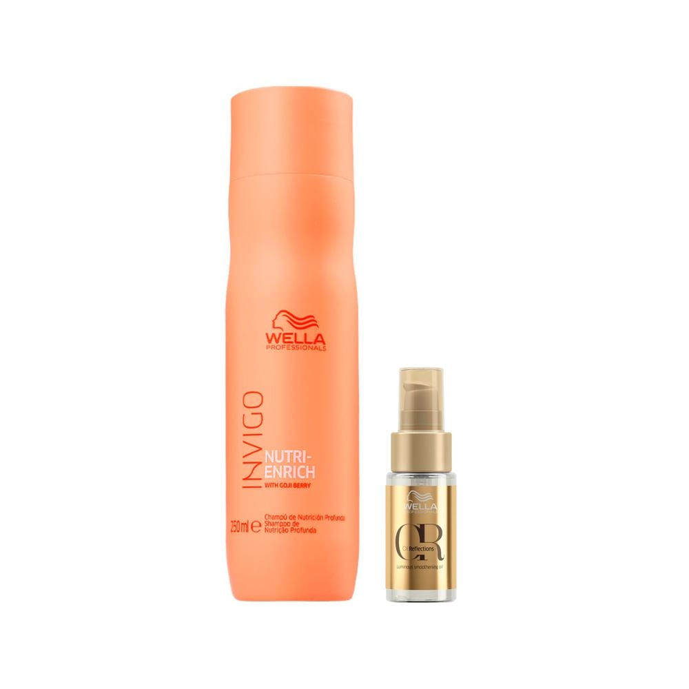 Kit Wella Professionals invigo Enrich - Shampoo e Óleo