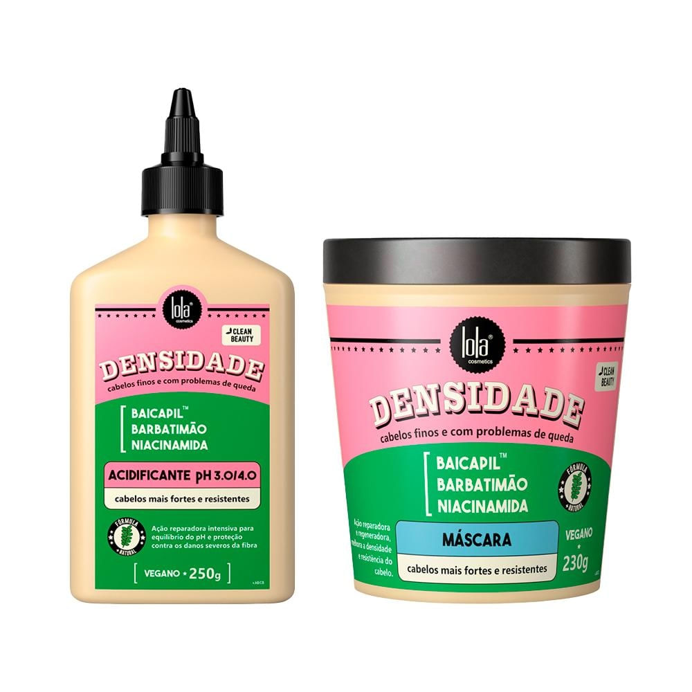 Kit Lola Densidade Acidificante 250g + Máscara 230g
