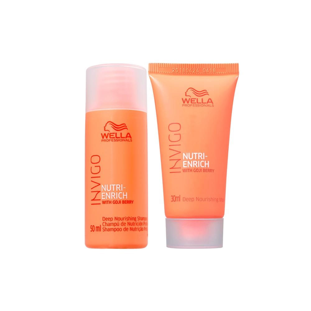 Wella Invigo Enrich Shampoo 50ml e Máscara 30ml