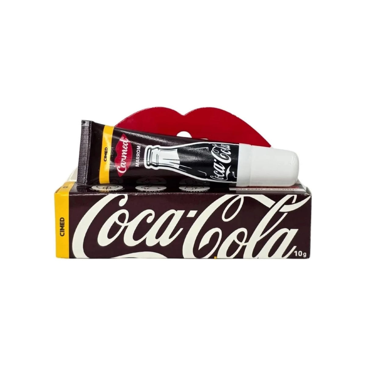 Cimed Carmed Coca-Cola Cor Marrom 10g