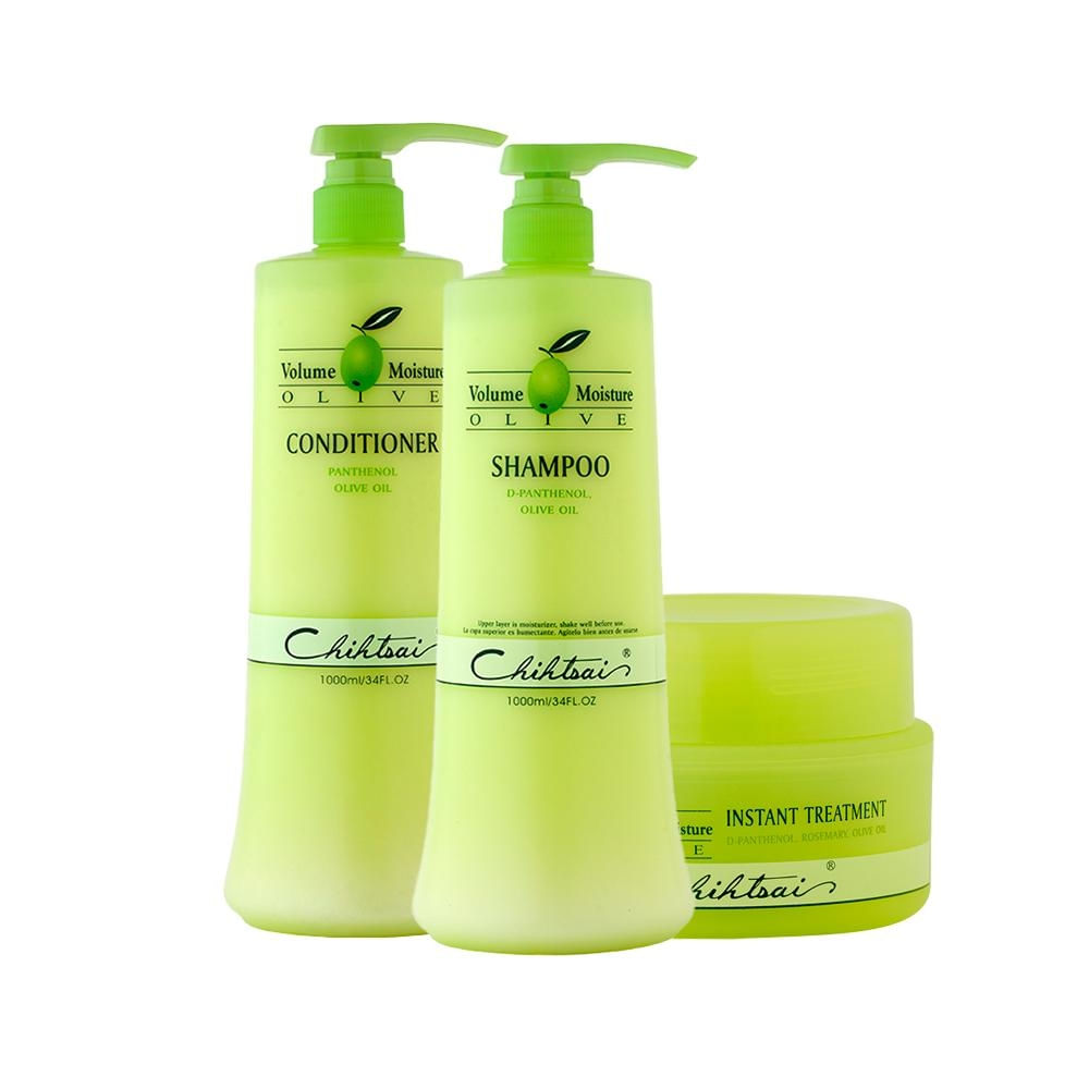 N.P.P.E Chihtsai Olive Shampoo, Cond e Leave-In 1L