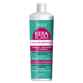 Skafe Keraform Cachos Definidos - Condicionador - 500ml Menor preço em Skafe Keraform Cachos Definidos - Condicionador - 500ml