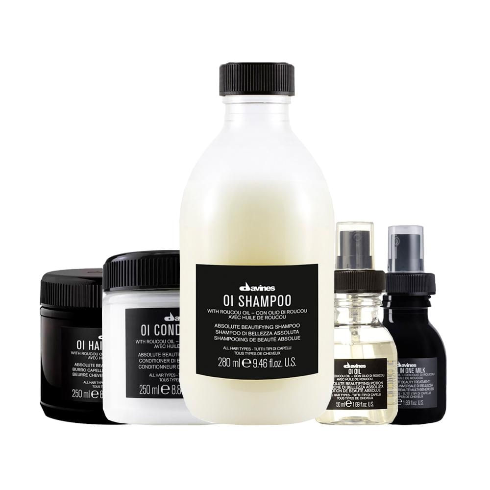 Kit Davines Oi - Sh e Cond e Másc de Nutri e Óleo e Leave-In
