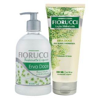 Fiorucci Erva Doce Kit - Sabonete Líquido + Loção Hidratante Menor preço em Fiorucci Erva Doce Kit - Sabonete Líquido + Loção Hidratante