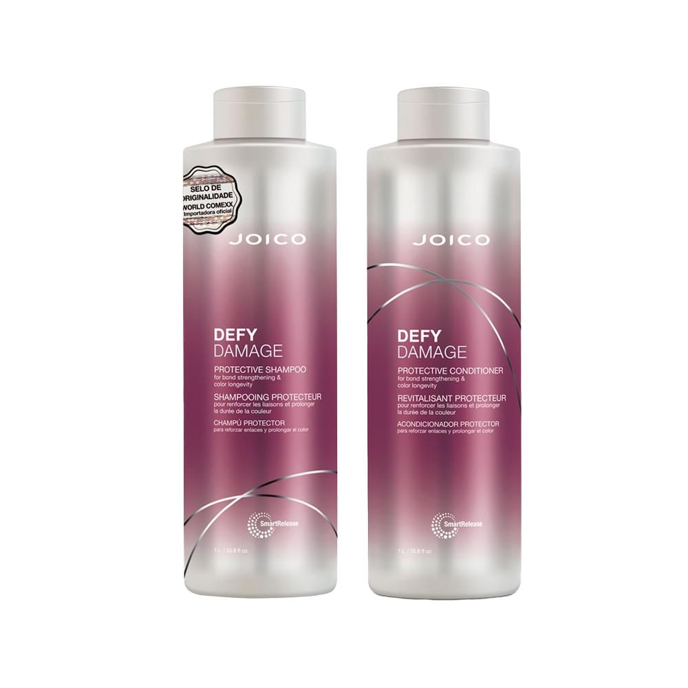 Kit Joico Professional defy damage Protective - Shampoo 1000ml + Condicionador 1000ml