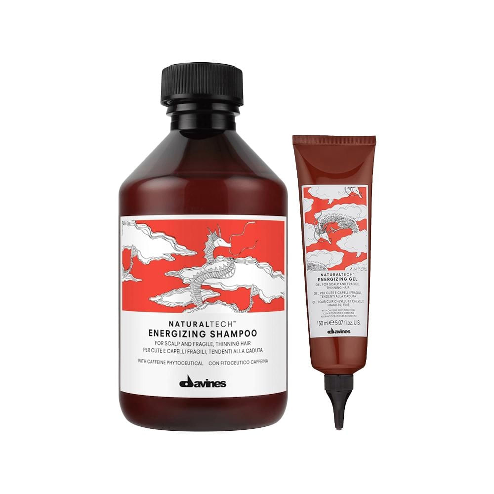 Kit Davines Natural Tech Energizing - Sh e Gel